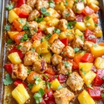 Hawaiian Chicken Sheet Pan Meal (Whole30, Paleo, Low Carb)
