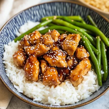 Healthy Sesame Chicken