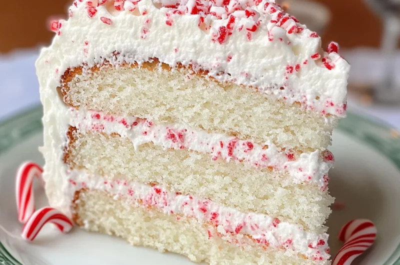 Holiday Peppermint Cake