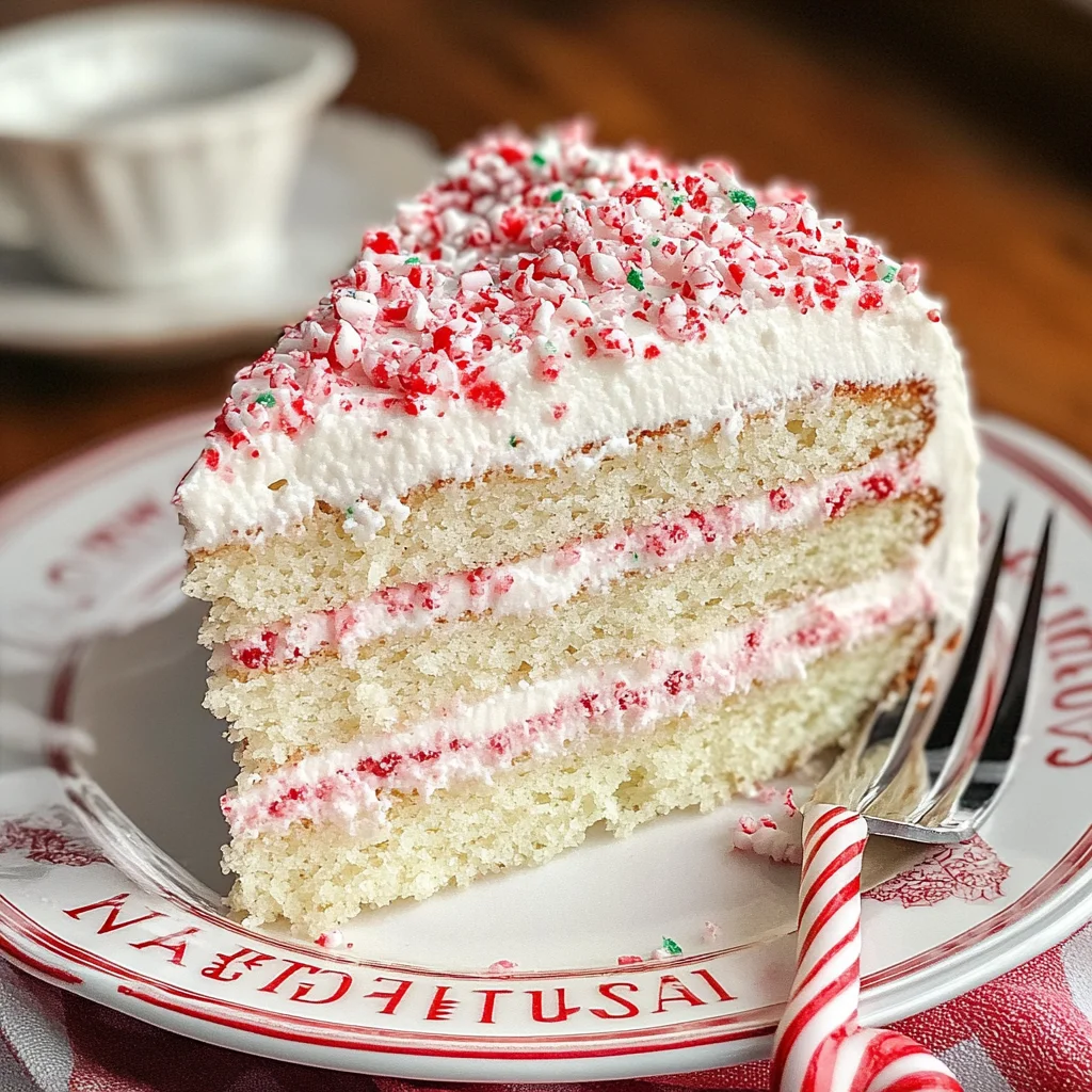 Holiday Peppermint Cake
