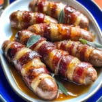 Irresistibly Sticky meat in Blankets: A Must-Have Christmas Party Treat