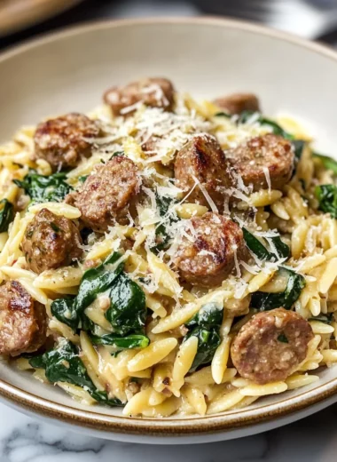 Italian Sausage Orzo