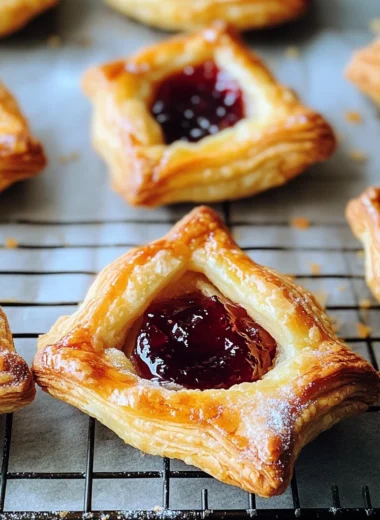 Jam Puff Pastry Tarts