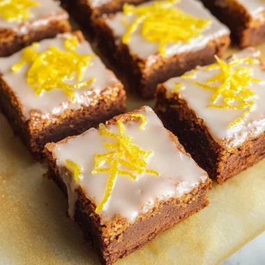 Lemon Brownie Recipe