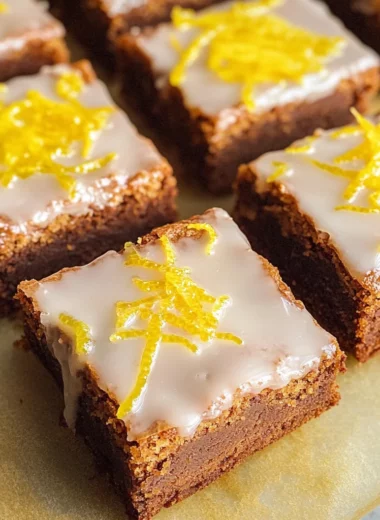 Lemon Brownie Recipe