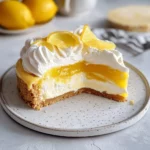 Lemon Curd Cheesecake with Shortbread Crust