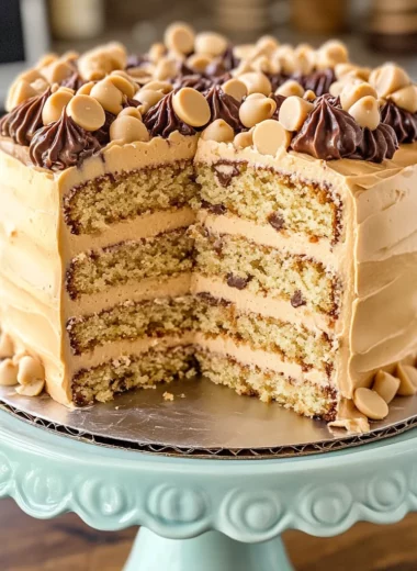 Loaded Peanut Butter Layer Cake
