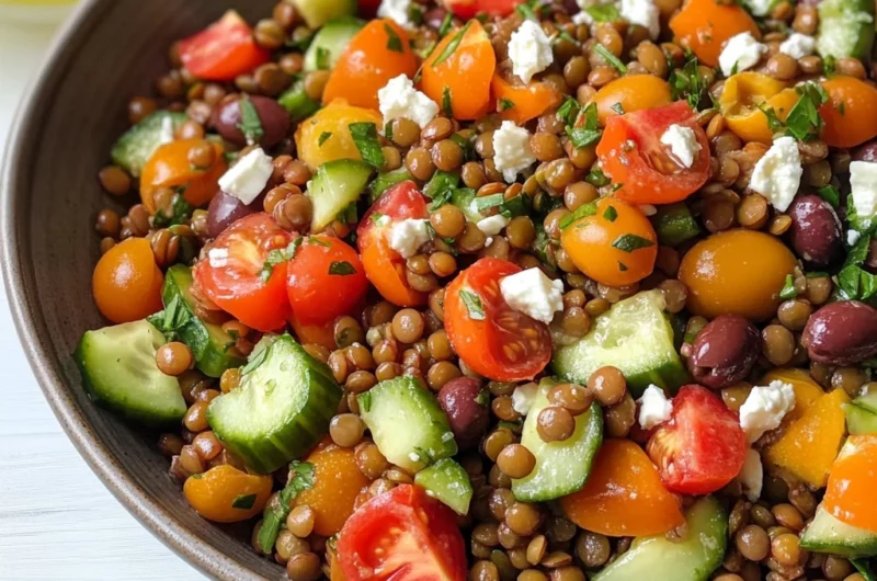 Mediterranean Lentil Salad