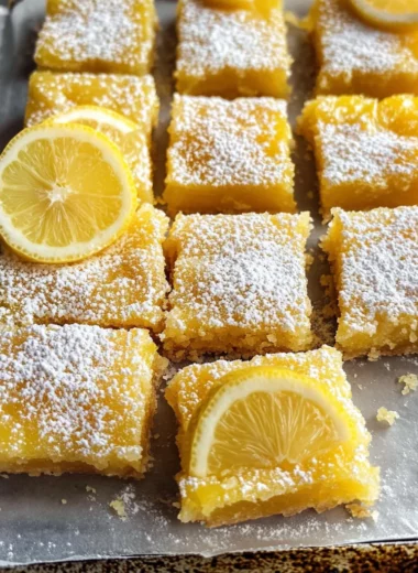 Meyer Lemon Bars Recipe
