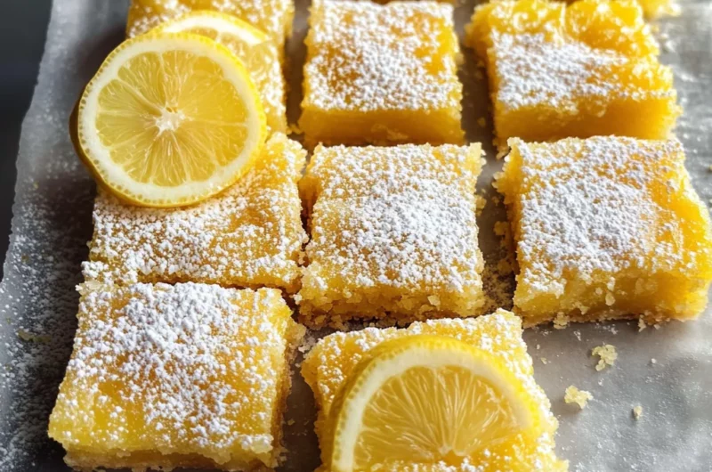 Meyer Lemon Bars Recipe