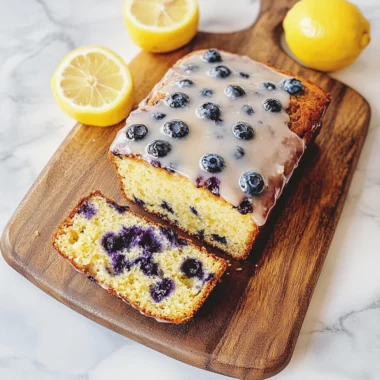 Meyer Lemon Blueberry Bread