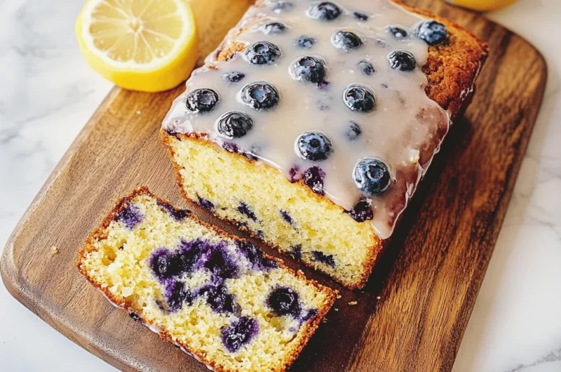 Meyer Lemon Blueberry Bread