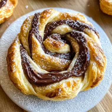 Nutella Puff Pastries