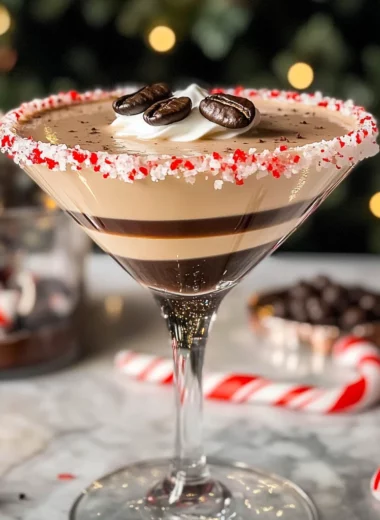 Peppermint Espresso Martinis