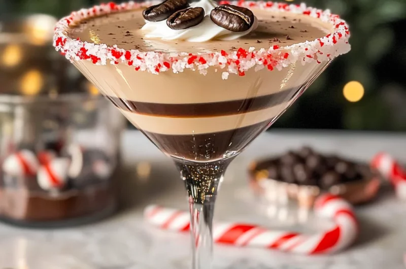 Peppermint Espresso Martinis