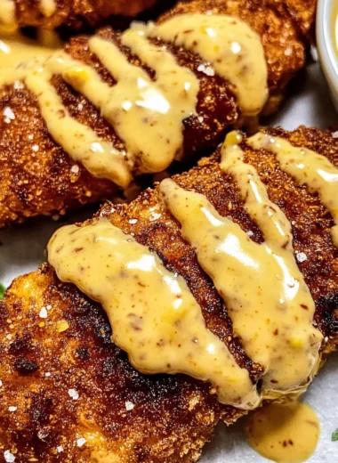 Pretzel Chicken with Mustard-Cheddar Sauce: An Amazing Ultimate Recipe