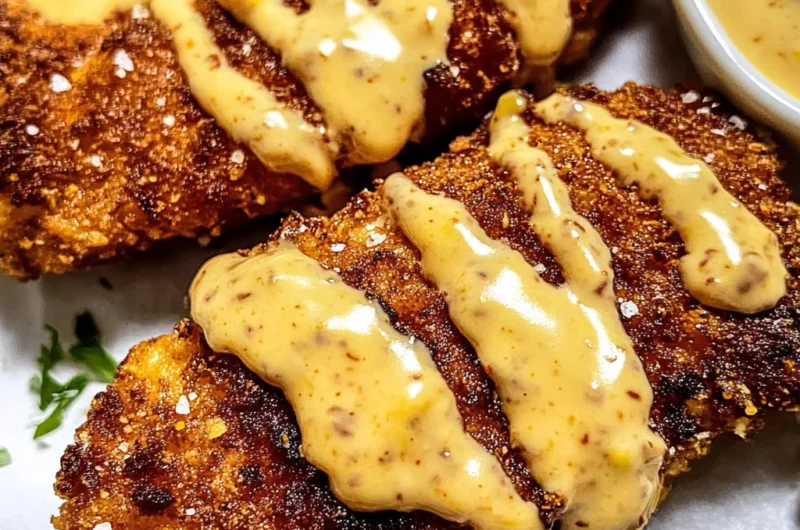 Pretzel Chicken with Mustard-Cheddar Sauce: An Amazing Ultimate Recipe