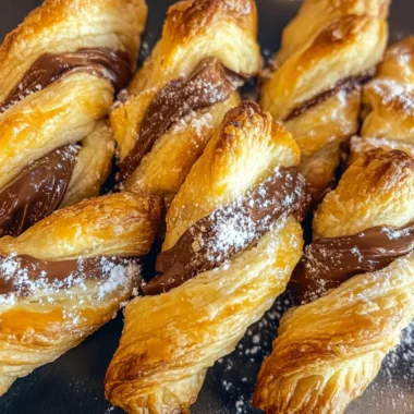 Puff Pastry Nutella Twists
