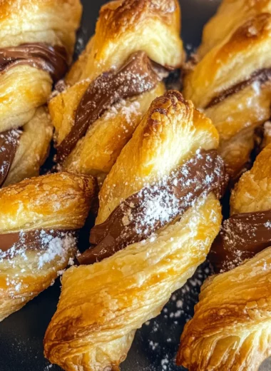 Puff Pastry Nutella Twists