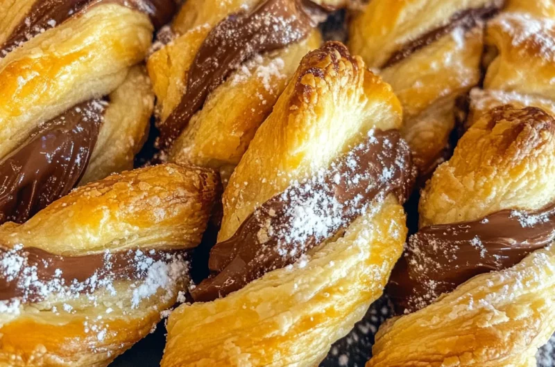 Puff Pastry Nutella Twists