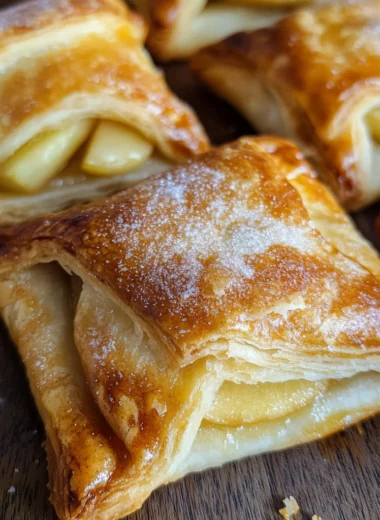 Quick Apple Turnovers (4 Ingredients)