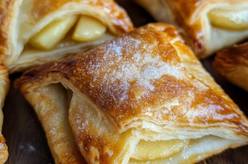Quick Apple Turnovers (4 Ingredients)