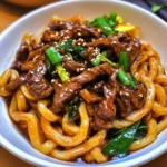 Quick and Flavorful Beef Black Pepper Udon
