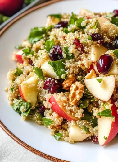 Quinoa Apple Salad: A Fruity, Fresh & Flavor-Packed Favorite
