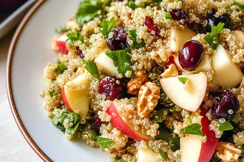 Quinoa Apple Salad: A Fruity, Fresh & Flavor-Packed Favorite