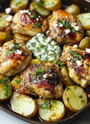 Sheet Pan Lemon Balsamic Chicken and Potatoes