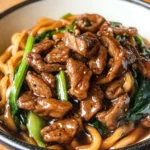 Simple Black Pepper Beef Udon