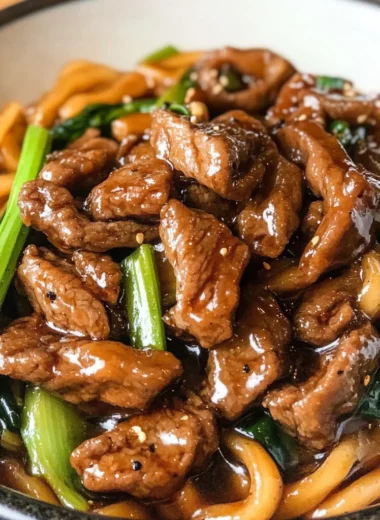 Simple Black Pepper Beef Udon