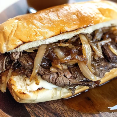Slow Cooker French Dip Sandwiches