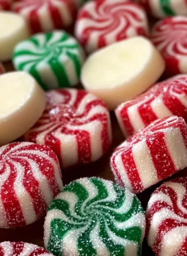 Soft Christmas Peppermints (Old-Fashioned Butter Mints)