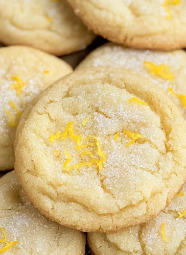 Soft & Chewy Lemon Cookies