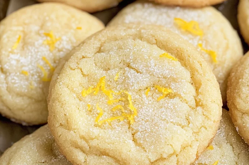 Soft & Chewy Lemon Cookies