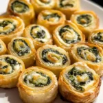 Spinach Dip in Bite-Sized Pinwheels