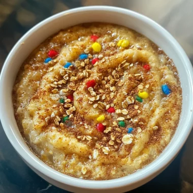Sugar Cookie Protein Baked Oats