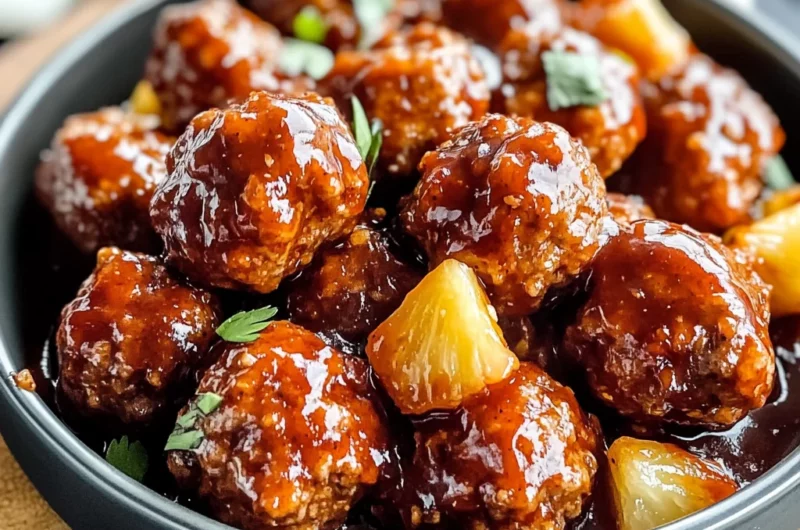 Sweet chili Meatballs Crockpot Recipe