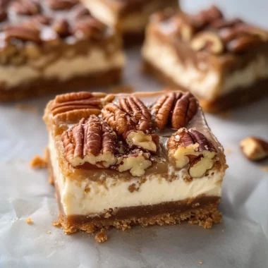 The best pecan cheesecake bars