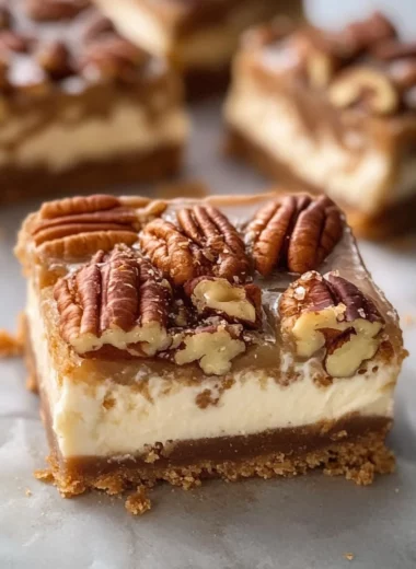 The best pecan cheesecake bars
