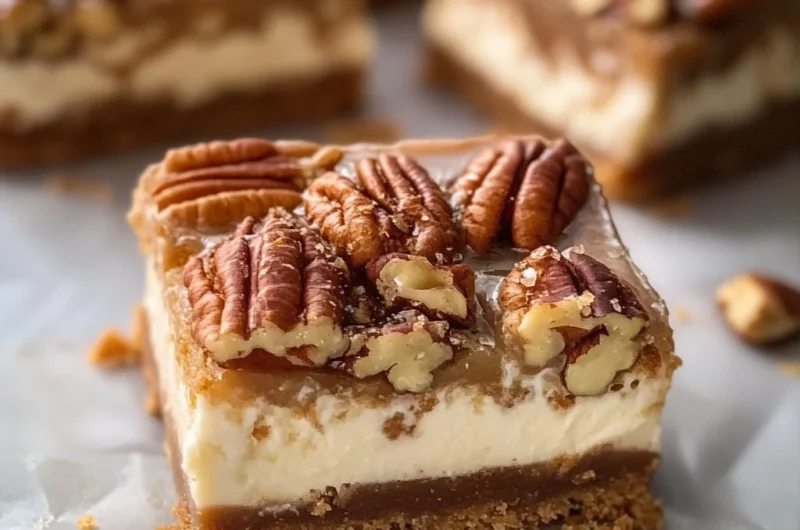 The best pecan cheesecake bars