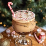 "Tipsy Elf" Peppermint Mocha Cocktail