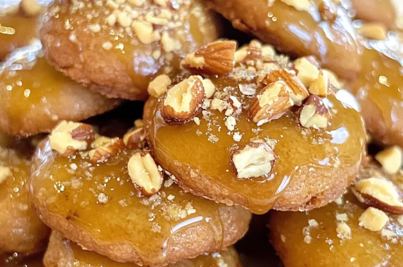 Traditional Greek Honey Cookies (Melomakarona)