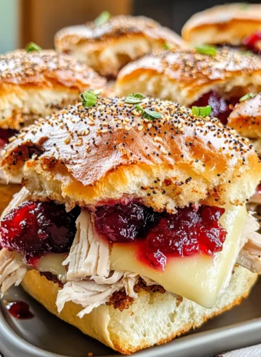 Turkey Cranberry Sliders