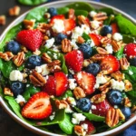 15-Minute Strawberry Spinach Salad