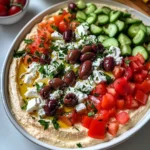 7 Layer Greek Hummus Dip