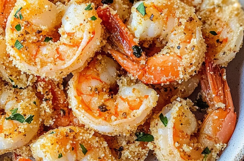 Air Fryer Garlic Parmesan Shrimp
