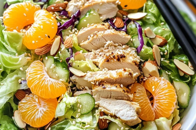 Asian Chicken Salad With Ginger Dressing