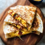 Bacon Egg Cheese Breakfast Quesadillas